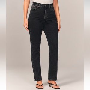 A&F 90s Ankle Straight Jeans